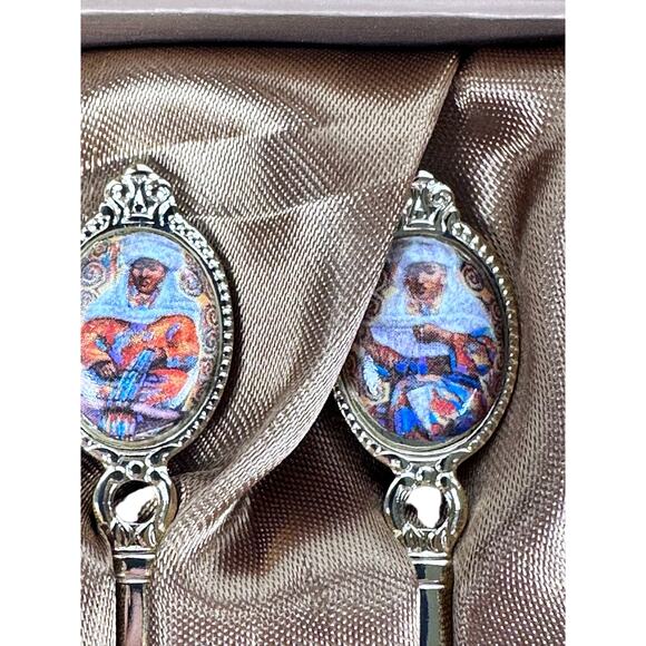 Empire Limited Edition Teaspoons Fine Bone China Stainless Steel 6 Spoons NIB - Picture 5 of 16